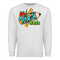 Oatmeal Heather pre k dude Premium Sweatshirt - Jasminsmagicworld