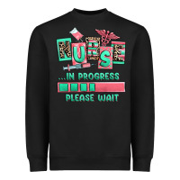Black nurse in progress please wait Heavyweight Sweatshirt - RanaPortraitStore