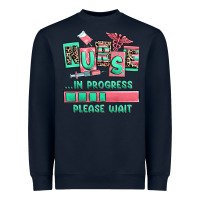 Navy nurse in progress please wait Heavyweight Sweatshirt - RanaPortraitStore
