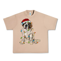 Burro saint bernard with christmas lights Urban Heavy Tee - RanaPortraitStore