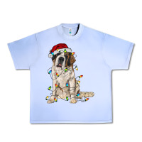 Grape Ice saint bernard with christmas lights Urban Heavy Tee - RanaPortraitStore