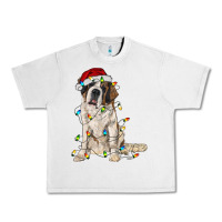 Lunar Rock saint bernard with christmas lights Urban Heavy Tee - RanaPortraitStore