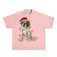 Salmon saint bernard with christmas lights Urban Heavy Tee - RanaPortraitStore