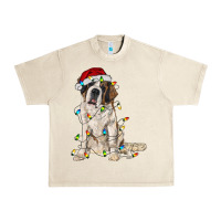 Sandshell saint bernard with christmas lights Urban Heavy Tee - RanaPortraitStore