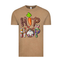 Vintage Coffee hip hop easter bunny Vintage Tee - RanaPortraitStore