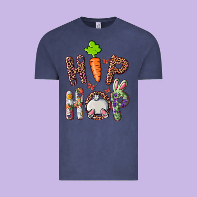 Vintage Tee hip hop easter bunny