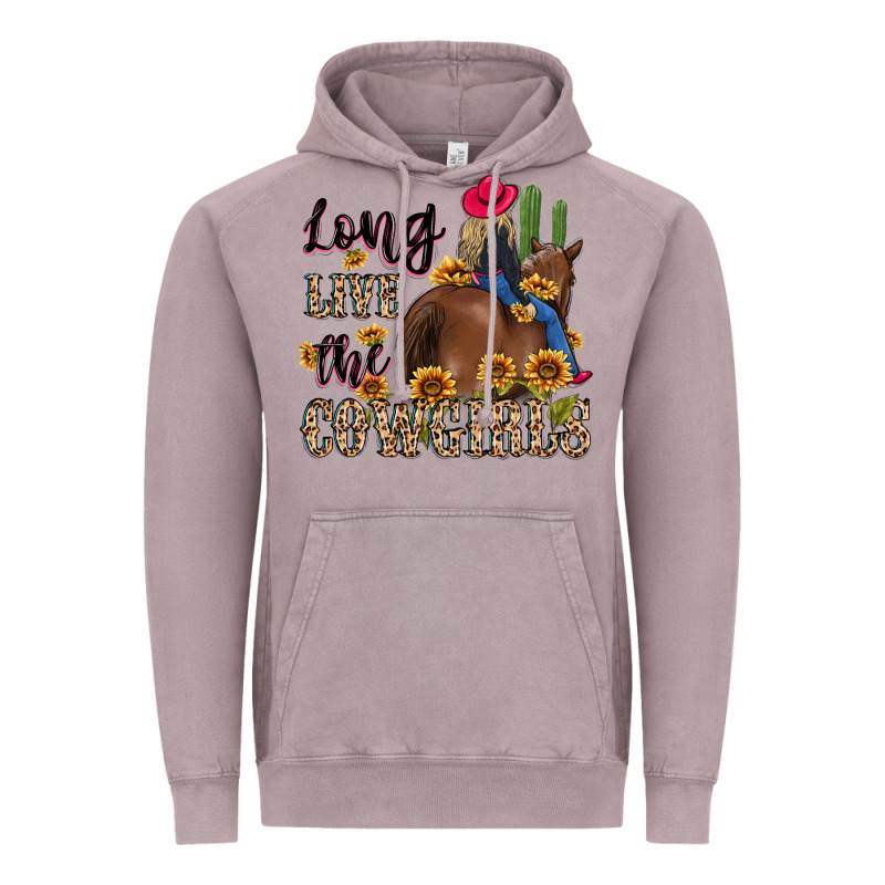 Long Live The Cowgirls Vintage Hoodie by MaliasSmallBusiness | Teevron
