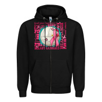Black pink out breast cancer volleyballs Zipper Hoodie - AdoDesignShop