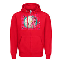 Red pink out breast cancer volleyballs Zipper Hoodie - AdoDesignShop