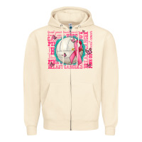 Sandshell pink out breast cancer volleyballs Zipper Hoodie - AdoDesignShop