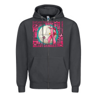 Smoke pink out breast cancer volleyballs Zipper Hoodie - AdoDesignShop