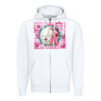 White pink out breast cancer volleyballs Zipper Hoodie - AdoDesignShop