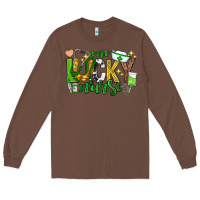 Chestnut st patricks day one lucky nurse Long Sleeve Tee - Neo Western
