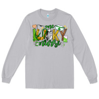 Moon Dust st patricks day one lucky nurse Long Sleeve Tee - Neo Western