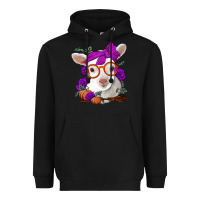 Black Cute baby lamb halloween Heavyweight Hoodie - Jasminsmagicworld