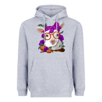 Heather Grey Cute baby lamb halloween Heavyweight Hoodie - Jasminsmagicworld