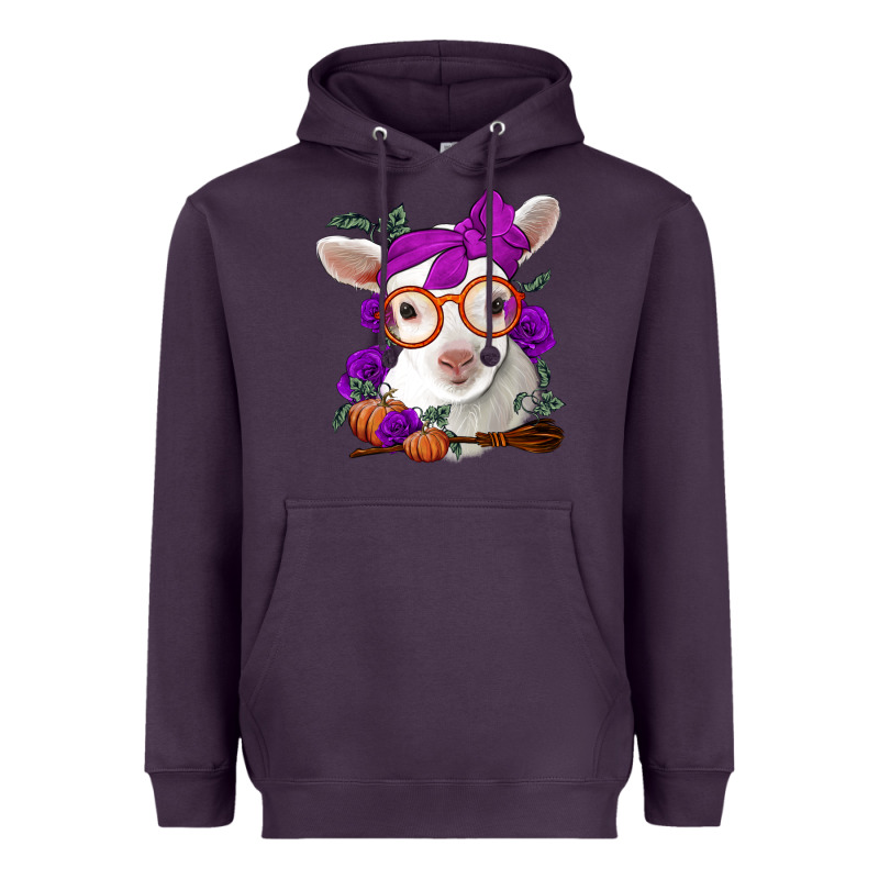 Cute Baby Lamb Halloween Heavyweight Hoodie by Jasminsmagicworld | Teevron