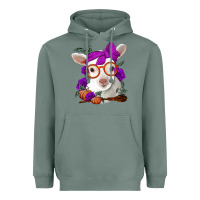 Sage Cute baby lamb halloween Heavyweight Hoodie - Jasminsmagicworld