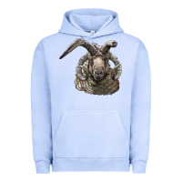 Pigment Grape Ice navajo churro sheep head Urban Hoodie - LillyAllenDesigns