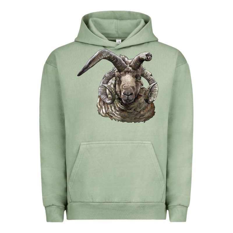 Navajo Churro Sheep Head Urban Hoodie by LillyAllenDesigns | Teevron