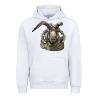 White navajo churro sheep head Urban Hoodie - LillyAllenDesigns