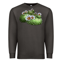 Smoke blossfeldia cactus Premium Sweatshirt - LillyAllenDesigns