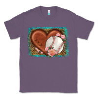 Lavender western leopard baseball heart Classic Tee - HRA Design Shop