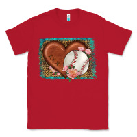 Red western leopard baseball heart Classic Tee - HRA Design Shop