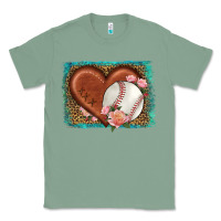 Sage western leopard baseball heart Classic Tee - HRA Design Shop