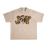 French Oak Saint Bernard Christmas joy, Urban Heavy Tee - RanaPortraitStore