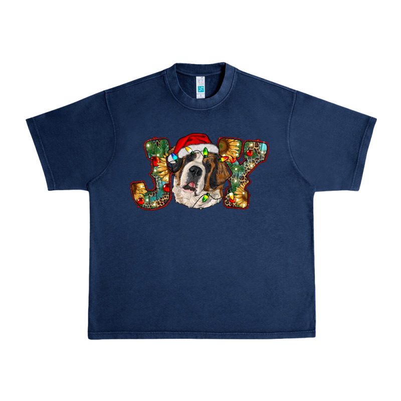 Saint Bernard Christmas Joy, Urban Heavy Tee by RanaPortraitStore | Teevron
