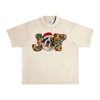 Sandshell Saint Bernard Christmas joy, Urban Heavy Tee - RanaPortraitStore