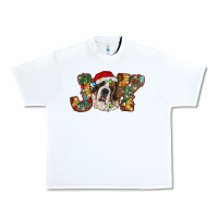 White Saint Bernard Christmas joy, Urban Heavy Tee - RanaPortraitStore