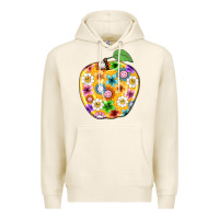 Tofu colorful flora apple teacher Premium Hoodie - NancyCooperArtShop
