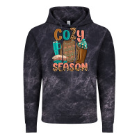 Cloud Black cozy season Vintage Hoodie - MaliasSmallBusiness