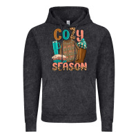 Vintage Black cozy season Vintage Hoodie - MaliasSmallBusiness