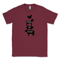 Burgundy Friend Not Food Classic Tee - Bettercallsaul