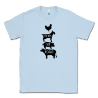 Dusty Blue Friend Not Food Classic Tee - Bettercallsaul
