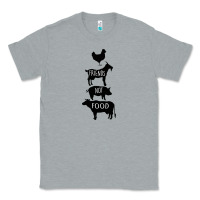 Heather Grey Friend Not Food Classic Tee - Bettercallsaul