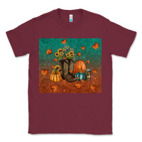 Burgundy fall tumbler Classic Tee - RanaPortraitStore