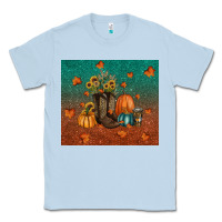 Dusty Blue fall tumbler Classic Tee - RanaPortraitStore