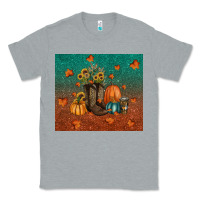 Heather Grey fall tumbler Classic Tee - RanaPortraitStore