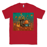 Red fall tumbler Classic Tee - RanaPortraitStore