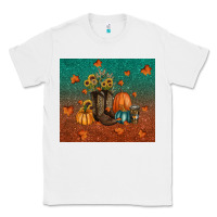 White fall tumbler Classic Tee - RanaPortraitStore