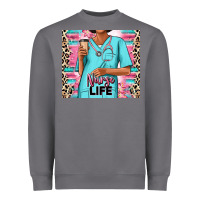 Storm nurse life afro woman Heavyweight Sweatshirt - RanaPortraitStore