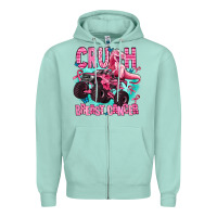 Seafoam crush breast cancer Zipper Hoodie - AdoDesignShop