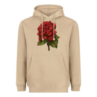 Mushroom Oklahoma Rose Illustrations Heavyweight Hoodie - LillyAllenDesigns