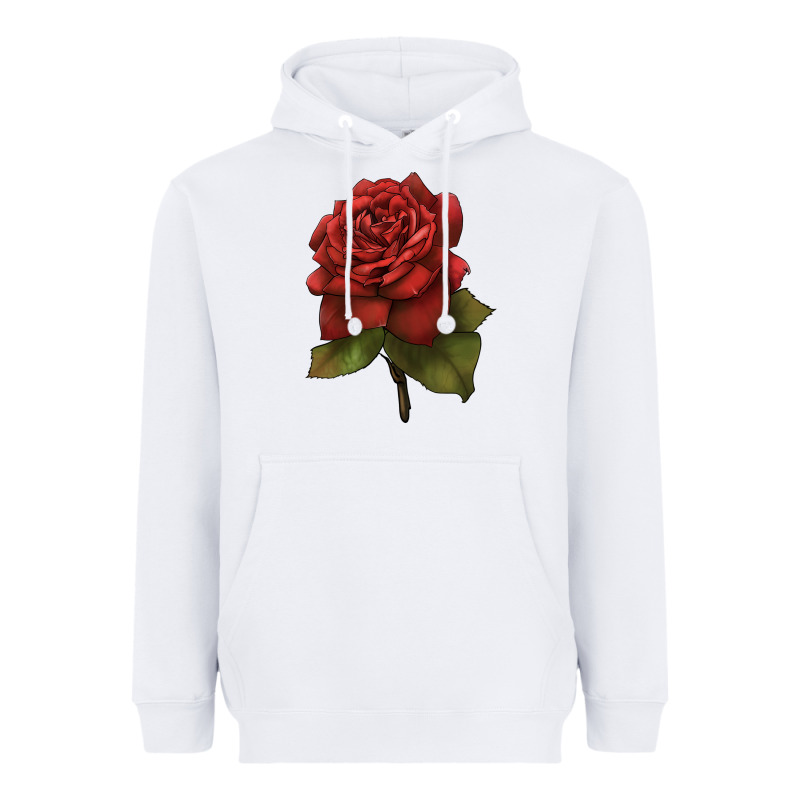 Oklahoma Rose Illustrations Heavyweight Hoodie by LillyAllenDesigns | Teevron