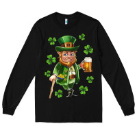 Black st patricks elf Long Sleeve Tee - Neo Western