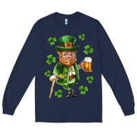 Navy st patricks elf Long Sleeve Tee - Neo Western